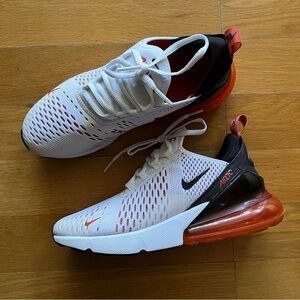 Nike Women Air Max 270 White/Mantra Orange/Black DZ4439 100